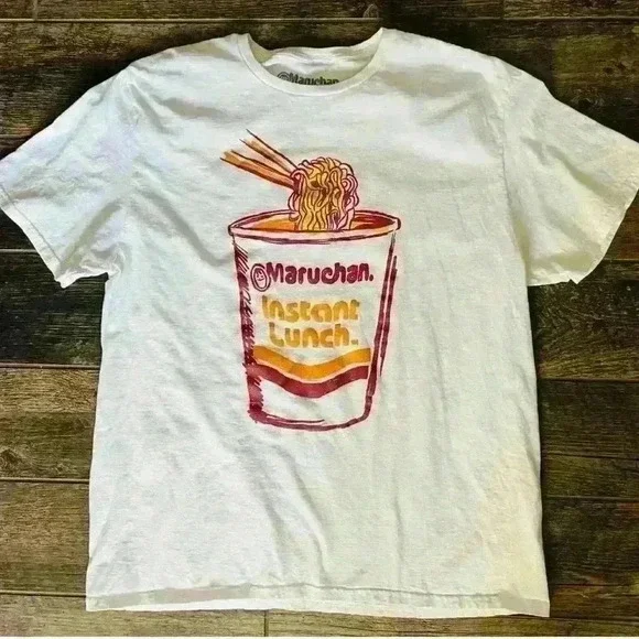 Maruchan - Men's Graphic T-Shirt - White Short Sleeve - Crew Neck 2XL Ramen XXL - Picture 2 of 4